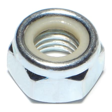 Midwest Fastener Nylon Insert Lock Nut, M14-2.00, Steel, Class 8, Zinc Plated, 15 PK 53669